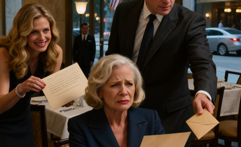 “I never told my stepson that I owned $6 billion in shares of his father’s company. He called me a broke gold digger. One night, he invited me to dinner with his wife… I wanted to see how they would treat a ‘poor’ stepmother. Then they slid… an envelope across the table…”