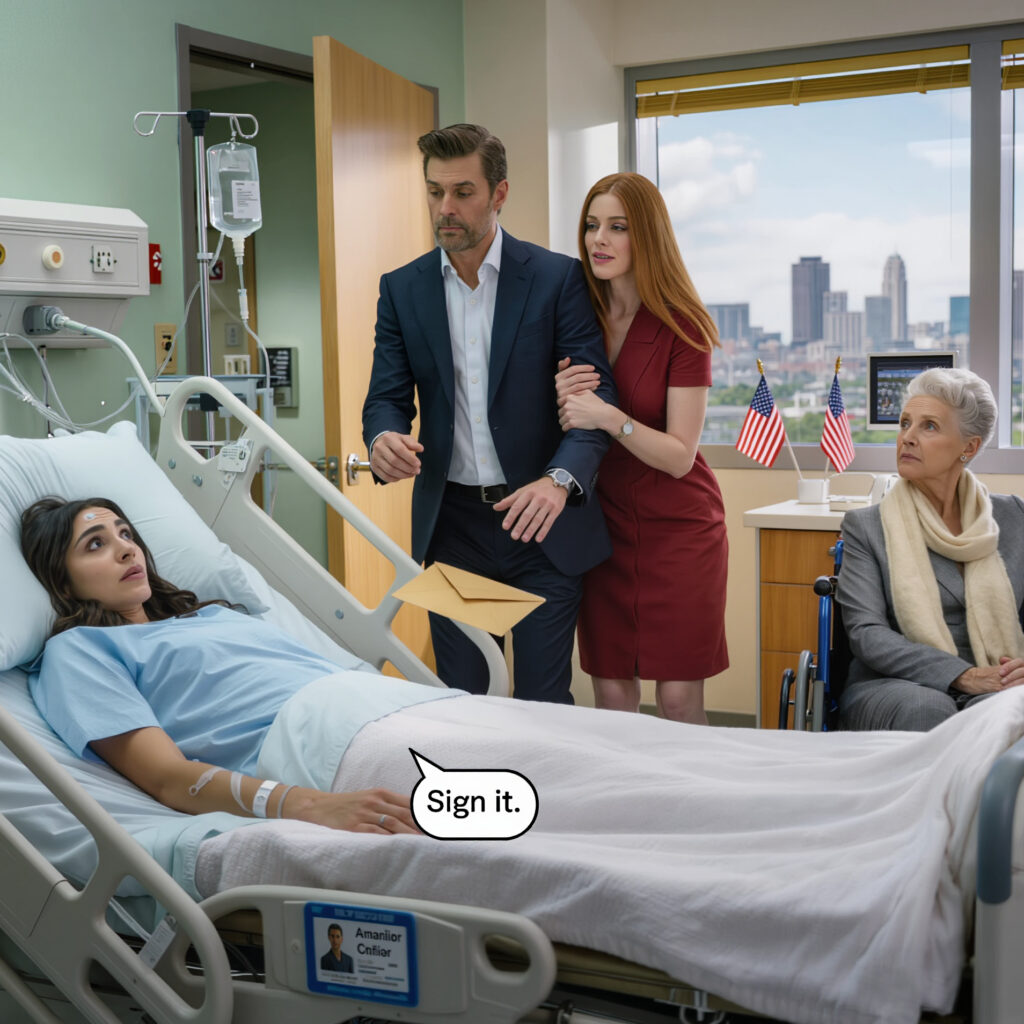My husband asked me to donate my kidney to his mother. “Prove your loyalty to me!” he said. I agreed. Two days later, he showed up at the hospital with a woman in a red dress. His mother was wheeled in in a wheelchair. Then he dropped the divorce papers in front of me. What he didn’t know was just how much my kidney was really worth…