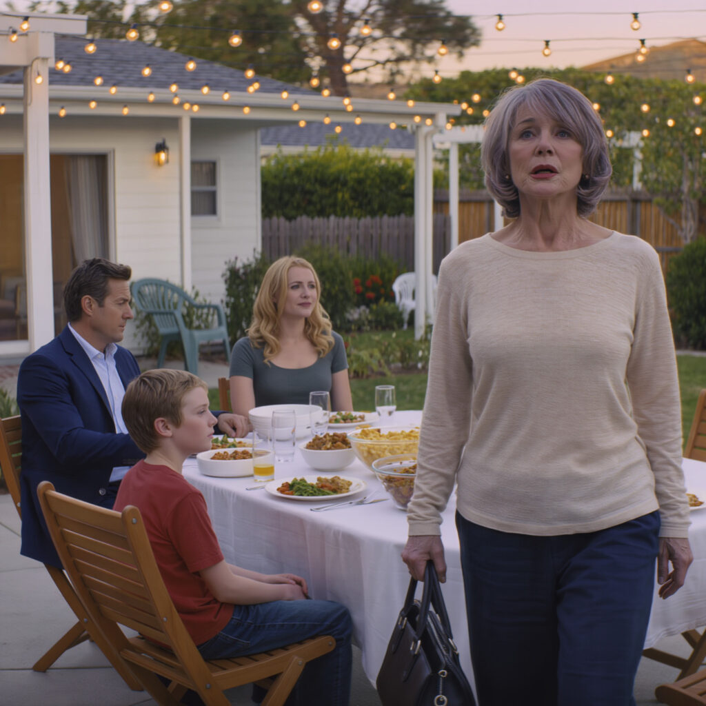 At dinner, my grandson blew smoke in my face and said, “Daddy said you’re not family.” His mother laughed, and my son said nothing. I quietly reached for my bag and walked out. A few days later, they received a letter that changed everything…