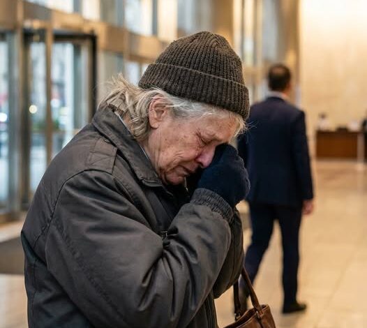 A security guard hid his face as his CEO son walked by. She didn’t want his “lowly” job to embarrass his son’s success.