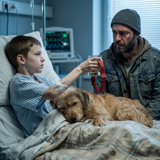 A dying seven-year-old boy gave me $3.87 in pennies, begging me to save his abused dog from his stepfather. What my tow truck crew did next didn’t just help—it transformed our entire town in ways no one expected.