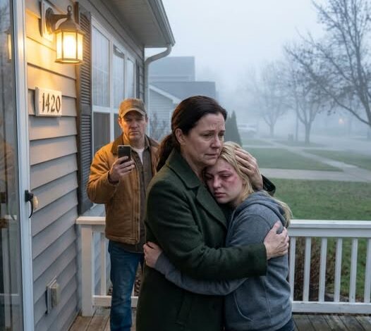 At 5 A.M., My Pregnant Daughter Showed Up Bruised and Crying—Her Husband Called Minutes Later… But He Had No Idea Who I Was.