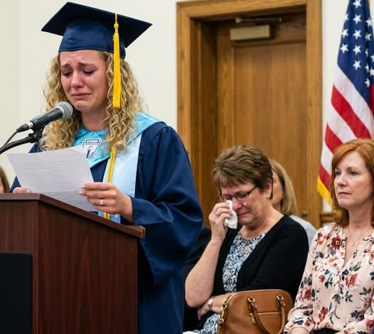 At 15, my parents kicked me out after my twin blamed me for stealing her gold bracelet. “Get out. We believe your sister,” Dad shouted. Aunt Diane drove 4 hours to get me. 7 years later, at my university valedictorian graduation, Aunt stood during my speech. Mom’s hands visibly trembled when I called her my real mother.