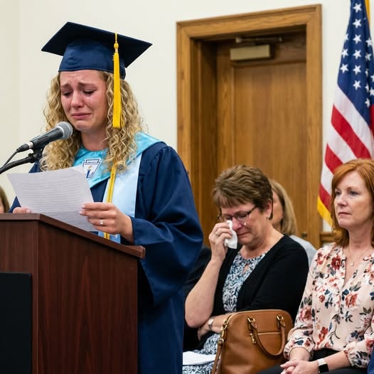 At 15, my parents kicked me out after my twin blamed me for stealing her gold bracelet. “Get out. We believe your sister,” Dad shouted. Aunt Diane drove 4 hours to get me. 7 years later, at my university valedictorian graduation, Aunt stood during my speech. Mom’s hands visibly trembled when I called her my real mother.
