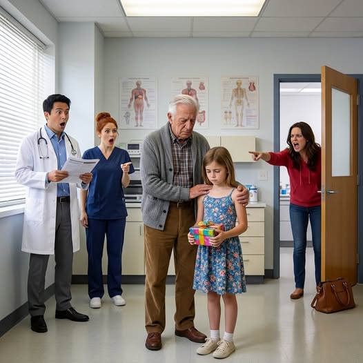 I Drove To My Son’s House To Drop Off A Birthday Gift. My Granddaughter Pulled Me Close And Whispered: “Grandpa, Can You Ask Mom To Stop Putting Things In My Juice?” I Rushed Her To The Doctor. When The Results Came Back, The Doctor Went Silent.