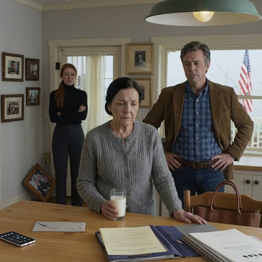 My son said, “Don’t expect me to take care of you in old age. I have my own life and family, and old women are always such a burden.” I said nothing. I simply nodded and quietly changed my will. The next morning, he stormed into my house, and what was meant to happen finally did.
