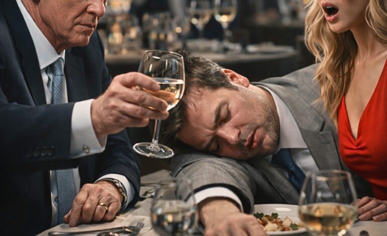 Jeg solgte bedriften min for 60 millioner dollar og bestemte meg for å feire med datteren min og mannen hennes. Vi dro til den dyreste restauranten i byen. Da jeg gikk bort for å ta en telefonsamtale, kom en kelner bort og sa: ‘Det ser ut til at datteren din har hellt noe i glasset ditt.’ Så jeg gikk tilbake og byttet brillene våre. 15 minutter senere… – Nyheter