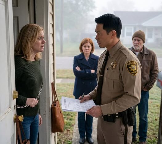 The morning a sheriff’s deputy arrived at my door with a writ of possession in his hand, I thought for one stunned second that someone had made a terrible clerical mistake—until I looked past him and saw my parents standing across the street, calm and satisfied, like they hadn’t come to support me or even gloat, but to witness something they had already set in motion. My mother shouted that I should have done what the family asked, my father told me to pack, and the deputy—still speaking in that flat official voice—held up paperwork that treated me like I was trespassing in my own home. I didn’t give them the breakdown they were clearly expecting. I asked to see exactly who had filed the order… and when the deputy read the name out for himself, he paused long enough to make the whole morning feel different…