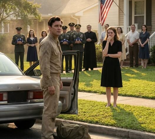 The Soldier Returned Home Early and Froze in Shock After Seeing His Wife Surrounded by Ten Uniformed Soldiers Outside Their House, Unaware a Devastating Military Mistake Had Already Declared Him Dead and Changed Their Lives Forever beyond anything they imagined