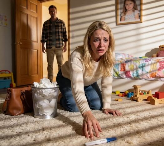 My fifteen-year-old daughter started gaining weight soon after I remarried and we all moved in together. When I asked her, “What’s wrong?” she avoided my eyes and said, “It’s nothing—I’ve just been eating more.” My husband laughed and said, “You’re overthinking it.” Then one day, while cleaning her room, I emptied the trash can. Inside, I found a pregnancy test.