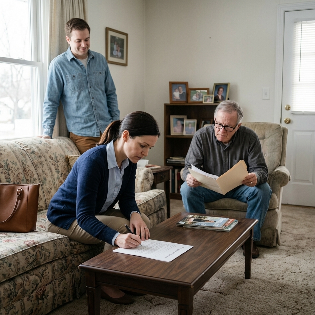 My parents walked into my new home three days after my wedding and handed me a contract demanding I sign over the house I had bought with overtime shifts, telling me “you owe this family” because my brother needed a place to get back on his feet—like I was just a tool for their convenience. They thought I would give in, like I always had, but this time I didn’t argue. I signed the papers, smiled, and watched them leave, believing they had won—until that night, when Daniel and I packed everything that mattered into his truck, and by sunrise, the house was empty, with only one envelope on the counter for Jason, containing four words that would change everything for him…