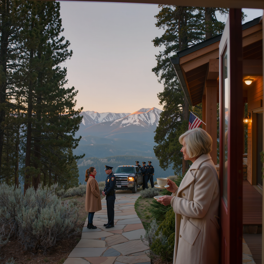 While I was relaxing at the mountain cabin, my daughter-in-law brought a moving crew over at 5 a.m. and said, “Mom, please move out, I Own This Place.” I slowly took a sip of tea, smiled, then said to the guard, “Just let them in. They will find out what I had already prepared since yesterday.”
