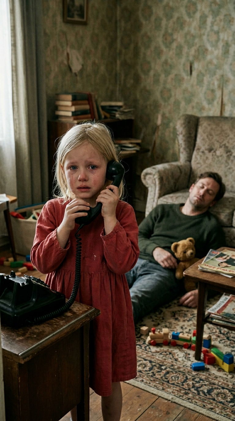 “Mamma… Vær så snill, hjelp! Kom hjem med en gang!” ropte min 10 år gamle datter til meg, stemmen hennes skalv. Jeg løp hjem i panikk, bare for å finne datteren min og mannen min bevisstløse. Jeg ringte politiet umiddelbart, og en av betjentene lente seg inn og hvisket: «Frue… Du tror kanskje ikke på grunnen…