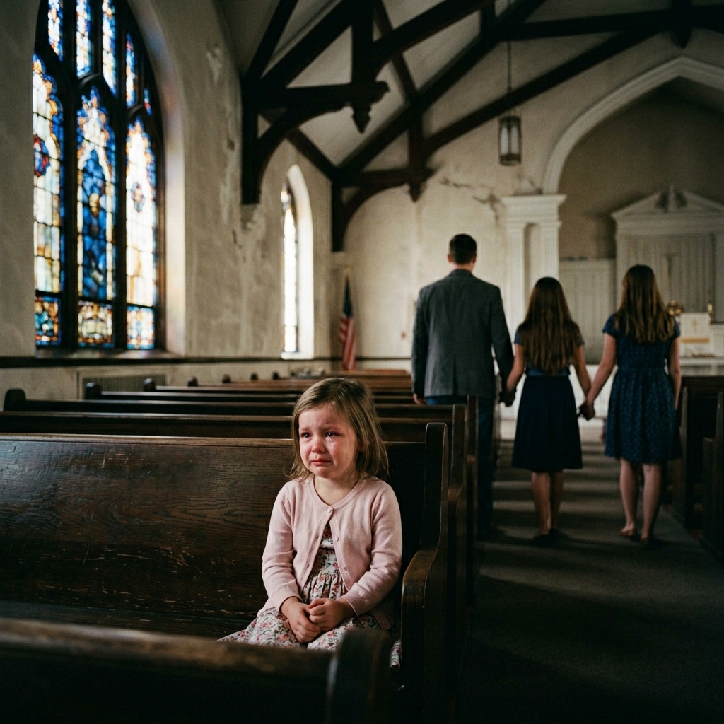 Da jeg var fire år gammel, satte moren min meg på en benk inne i en kirke og sa: «Bli her. Gud vil ta vare på deg.” Så snudde hun seg og gikk bort, smilende, hånd i hånd med faren min og søsteren min. Jeg var for sjokkert til å gråte—jeg kunne bare sitte der og se på at de forlot meg. Men tjue år senere gikk de inn i akkurat den samme kirken, så rett på meg og sa: «Vi er foreldrene dine. Vi har kommet for å ta deg med hjem!” – Historie