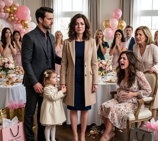 På søsterens babyshower gjorde hun narr av meg for å være «blakk» — så kom en mann inn med et barn og sa at han var mannen min. Rommet ble stille. – Royals