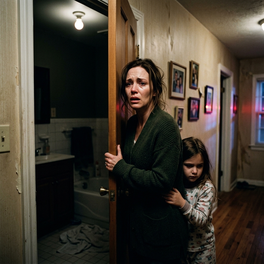 Min fem år gamle datter pleide å bade sammen med mannen min, og de var alltid der inne i over en time. En dag spurte jeg henne: «Hva gjør du der inne?» Hun senket hodet, tårer fylte øynene hennes, men sa ingenting. Neste dag kikket jeg stille inn på badet—og i det øyeblikket jeg så hva som skjedde, løp jeg rett til politiet. – Historie