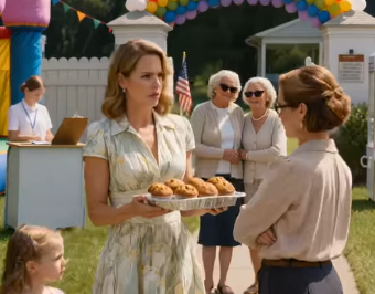 Moren min og søsteren min arrangerte et stort barnekarneval utenfor Columbus, men det eneste barnet som ble avvist ved innsjekkingsbordet var det som sto ved siden av meg med hjemmelagde sitronmuffins