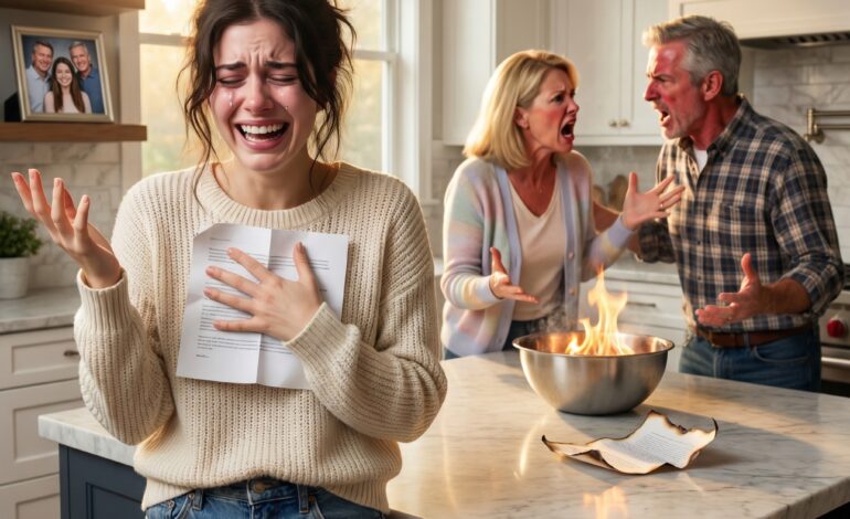 Jeg vant 2,5 millioner dollar i lotteriet—da jeg nektet å dele det med foreldrenes favorittdatter, brant de sjekken min… Men de hadde ingen anelse – kongelige