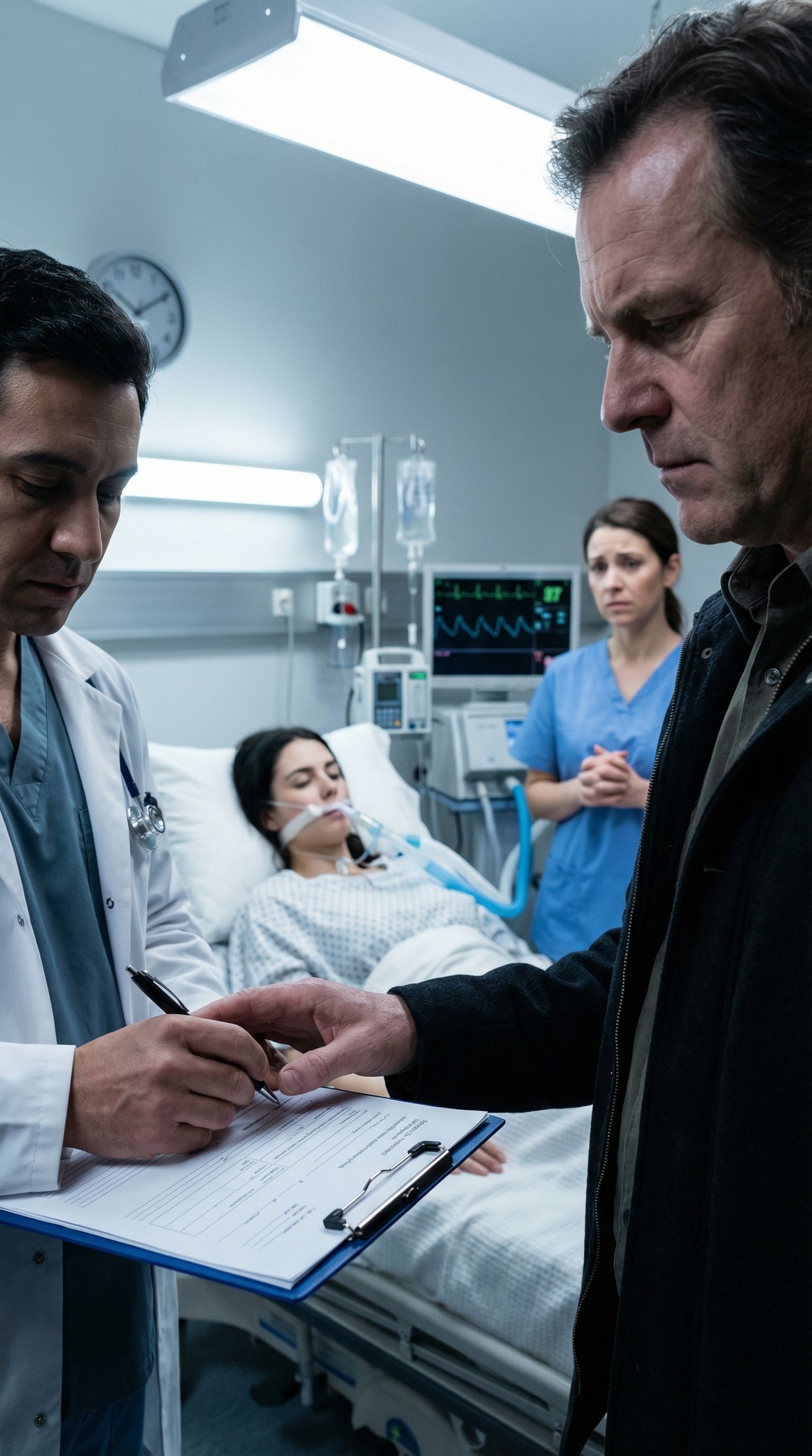 Olin vielä puolikuollut, kun kuulin isäni sanovan sen – selvästi kuin laukaus teho-osastolla: “Päästäkää hänet menemään. Emme maksa leikkauksesta.” Lääkäri epäröi. Monitorini piippasi kuin se rukoilisi armoa. Sitten isä kumartui ja lisäsi: “Allekirjoita DNR.” En pystynyt liikkumaan. En pystynyt puhumaan. Mutta kun silmäni viimein avautuivat… En huutanut. Suunnittelin. Ja se, mitä tein seuraavaksi, pilasi hänet yhdessä yössä.