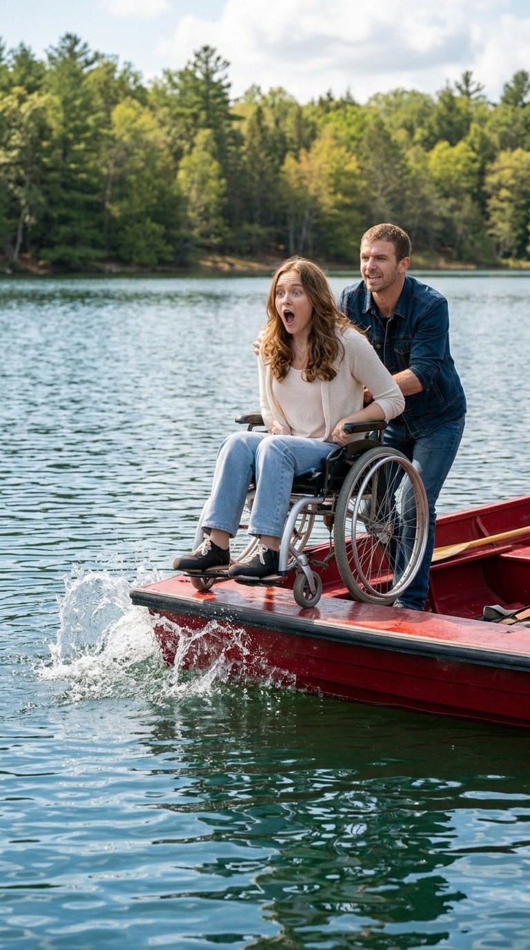 Kun auto-onnettomuudeni jätti minut pyörätuoliin, mieheni ehdotti pian avioeroa. Yllättäen hän ehdotti matkaa kuuluisalle järvelle. Iloisena suostuin. Järven keskellä hän nauroi ja sanoi: ‘Kiitos 600 000 dollarin vakuutusrahoista, turvallista matkaa,’ ennen kuin työnsi pyörätuolini veteen. Mutta seuraavana päivänä hän sai puhelun. – Kuninkaalliset