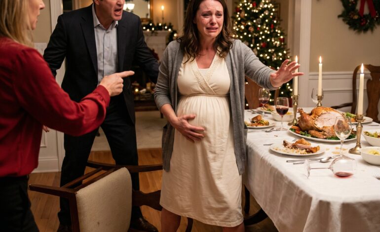 Syv måneder gravid ble jeg tvunget til å lage julemiddag alene – så presset svigermoren min meg til jeg begynte å abortere – Royals