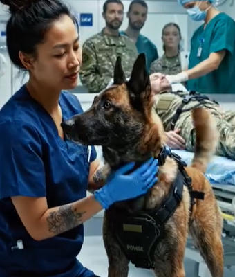 K9 ei antanut kenenkään SEALin ruumiin lähellä loukkaantua ennen kuin uusi sairaanhoitaja kääri hihansa ylös ja näytti himmeän mustan tatuoinnin, jota kukaan San Diegon…